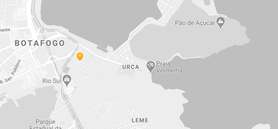 Um printscreen de um mapa mostrando a loja Bikcradt no Rio de Janeiro